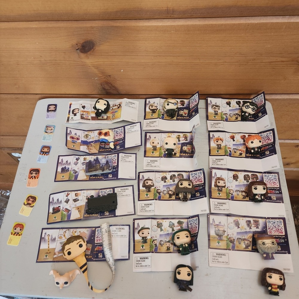 Near Complete Set FUNKO Harry Potter VD385-VD440 KINDER JOY Italy 2023 20+ Piece